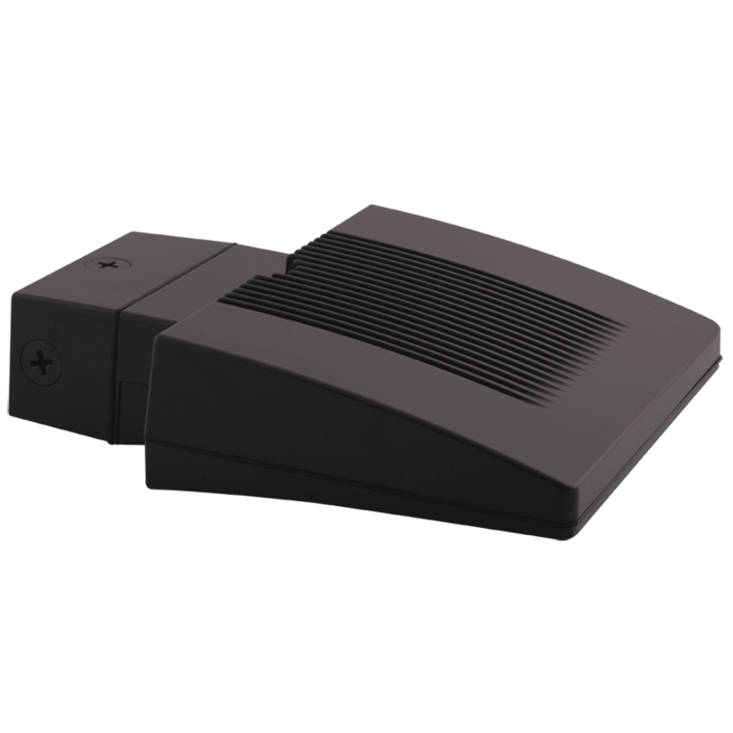 RAB WPLED26 Wallpack,) LED Lamp, 30 W Fixture, 100 to 240/277 VAC, Bronze Housing